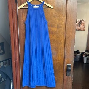 Boden Blue Sleeveless Sweater Dress NWT 12